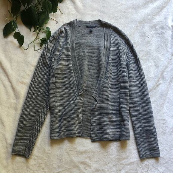 Eileen Fisher Notch Collar Open-Front Cardigan - Picture 2 of 6